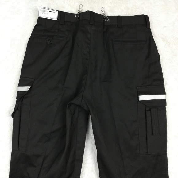 Aspen Mills Womens Pants EMS-2‎  Cargo Black 3M Reflective Stripes 18 New - Picture 10 of 11